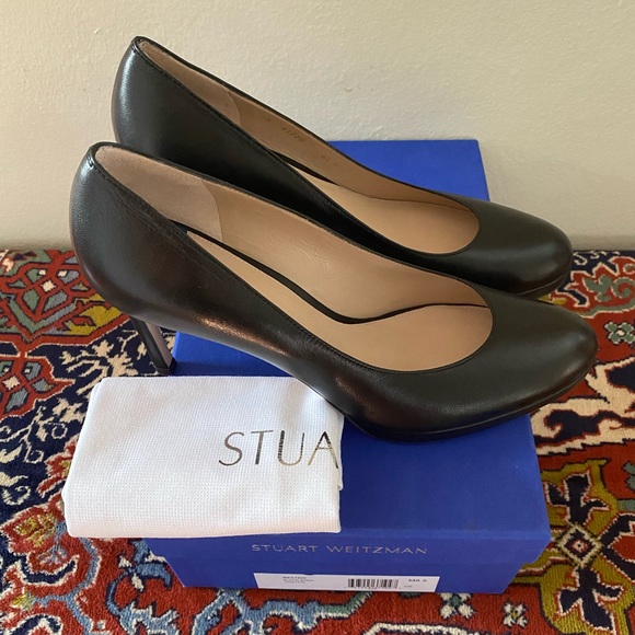 Stewart Wiseman The Beatrix Pump In Black Leather - Picture 11 of 15